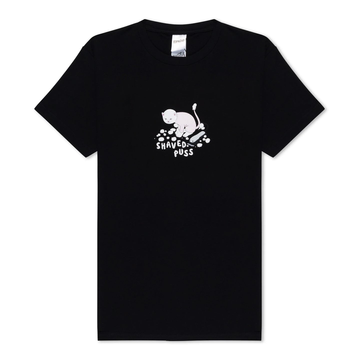 RipNDip Shaved Puss T-shirt - black