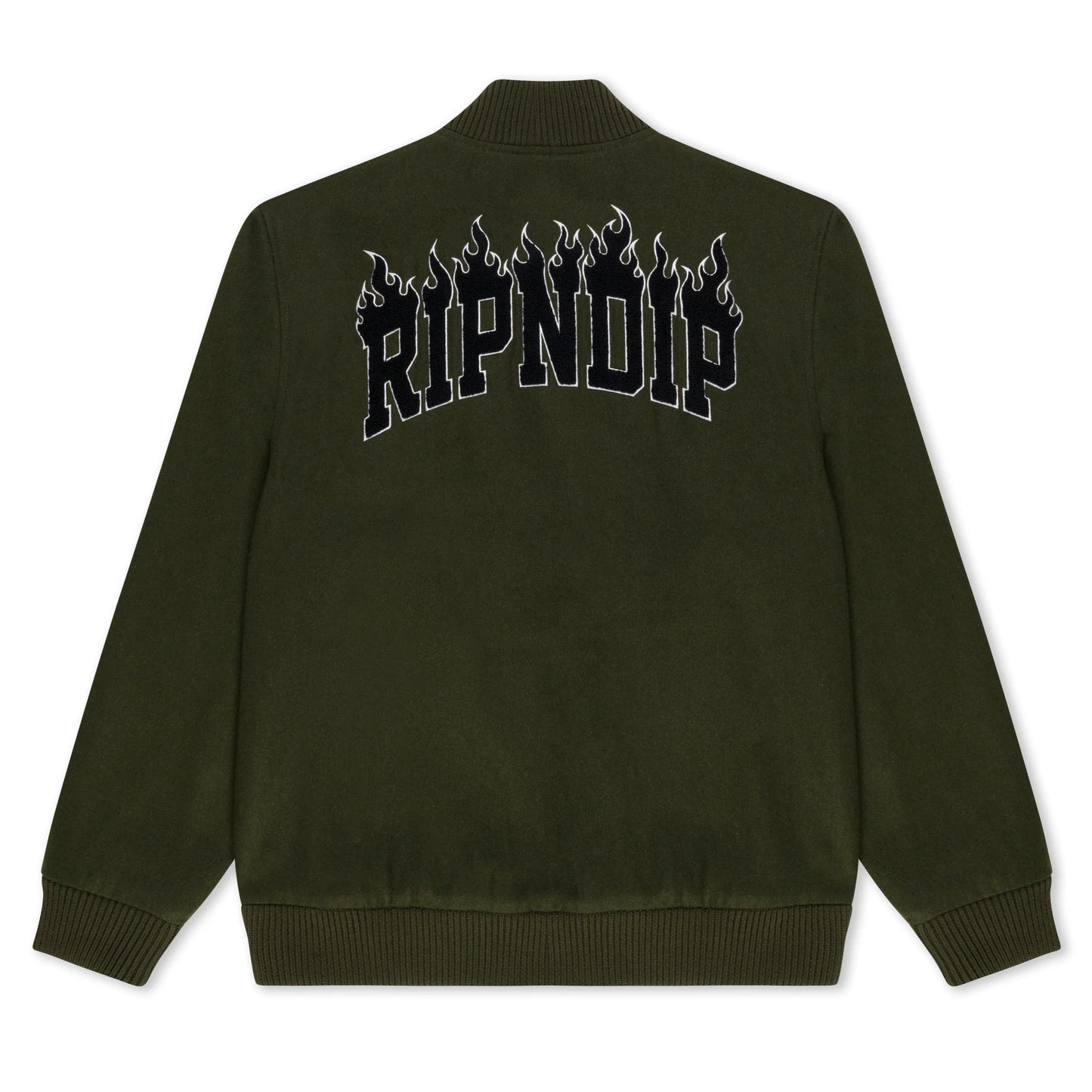 FIRE SPIRIT VARSITY JACKET RIPNDIP