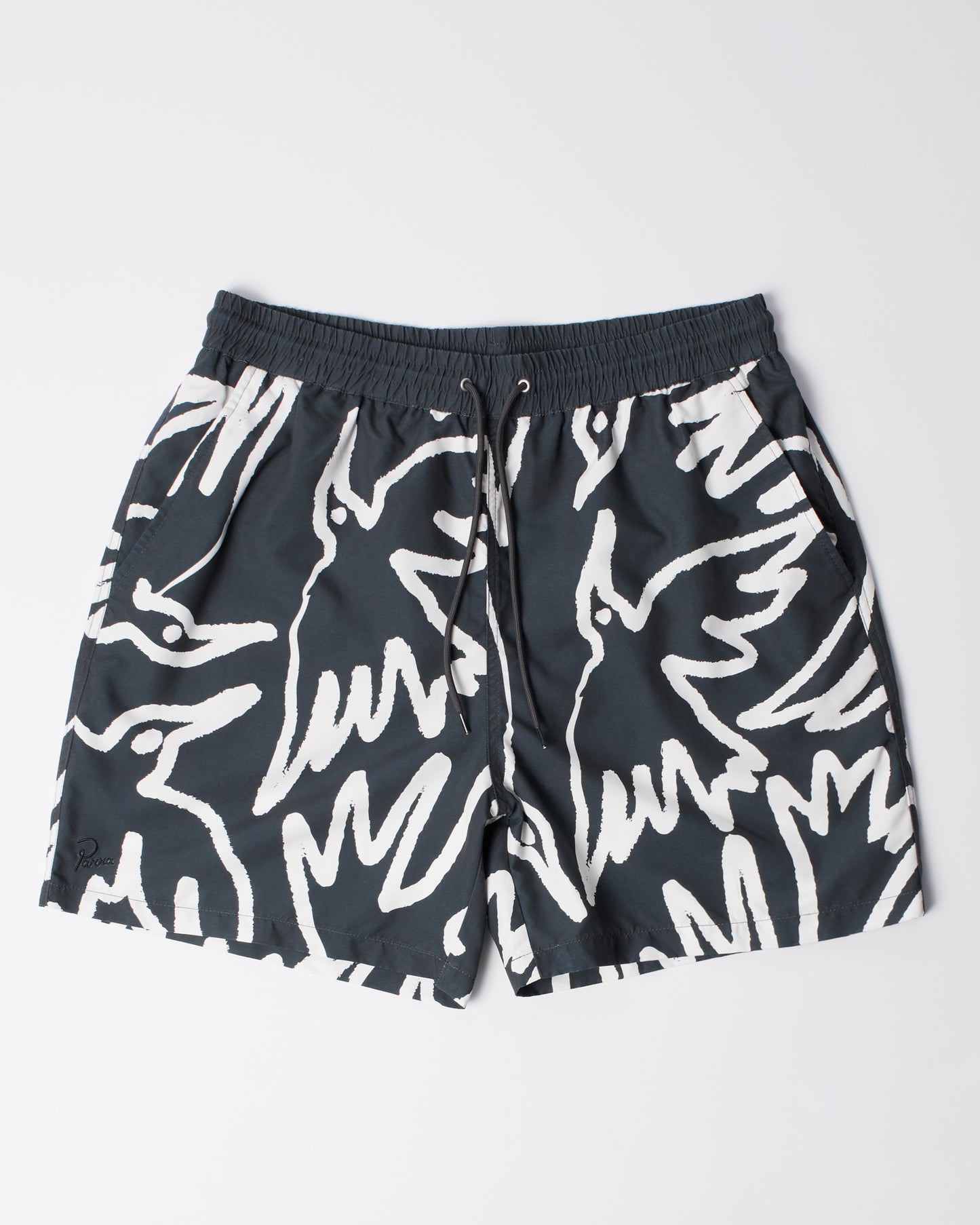 Birds Fly Free Swim Short Black