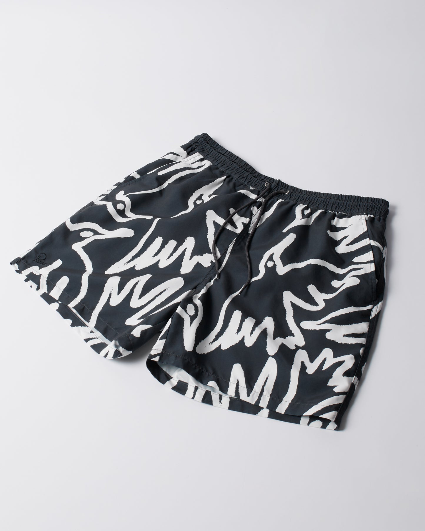 Birds Fly Free Swim Short Black