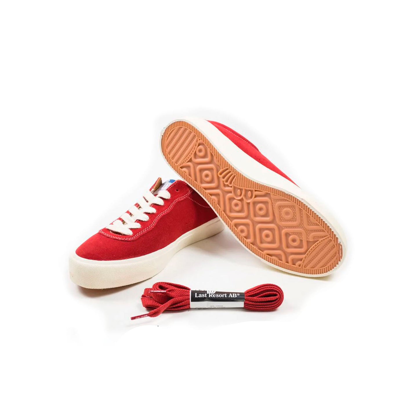 LAST RESORT AB VM003 Canvas Low Classic Red/White | Zapatillas Veganas Venezuela | Resistencia Barrial
