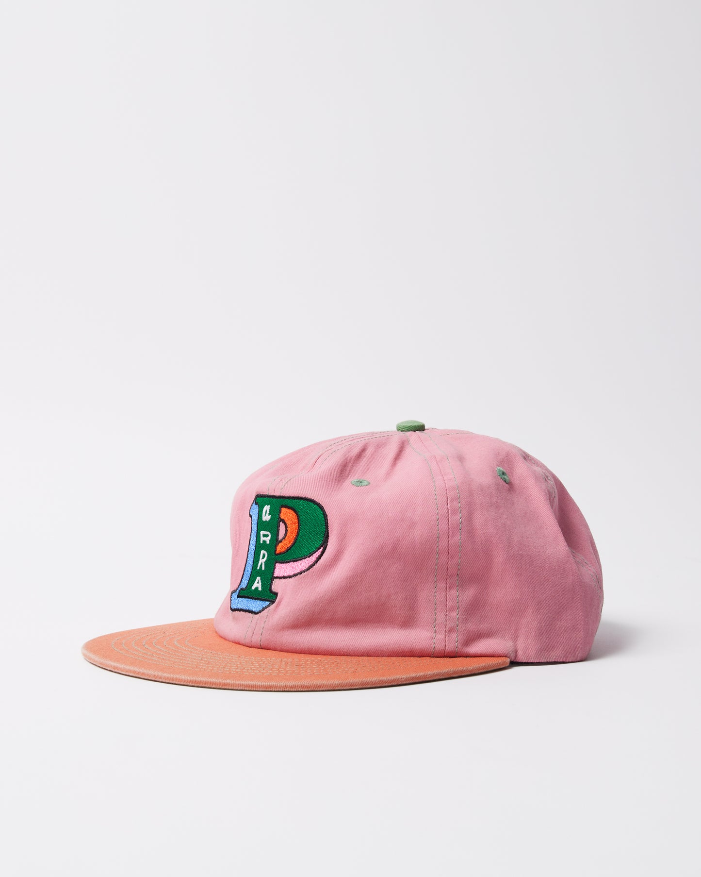 Slanted P 6 panel hat