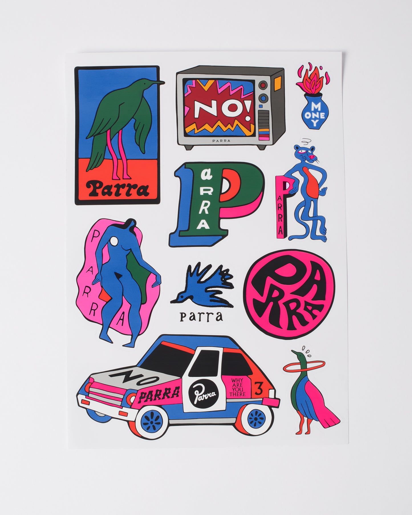 Another various vinyl sticker sheet