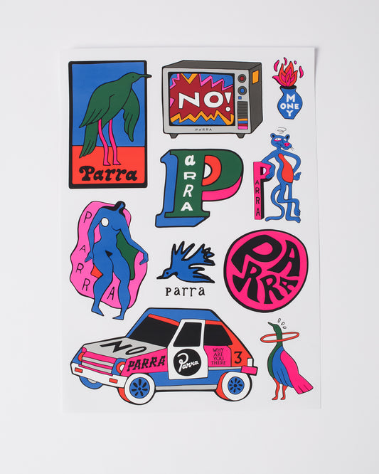 Another various vinyl sticker sheet
