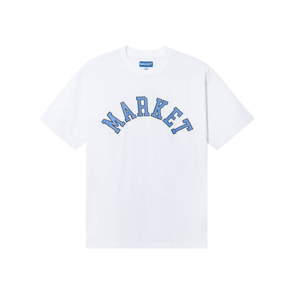 MARKET STUDIO | Camiseta Throwback Arc | Algodón 220 GSM | Diseño Retro LA |