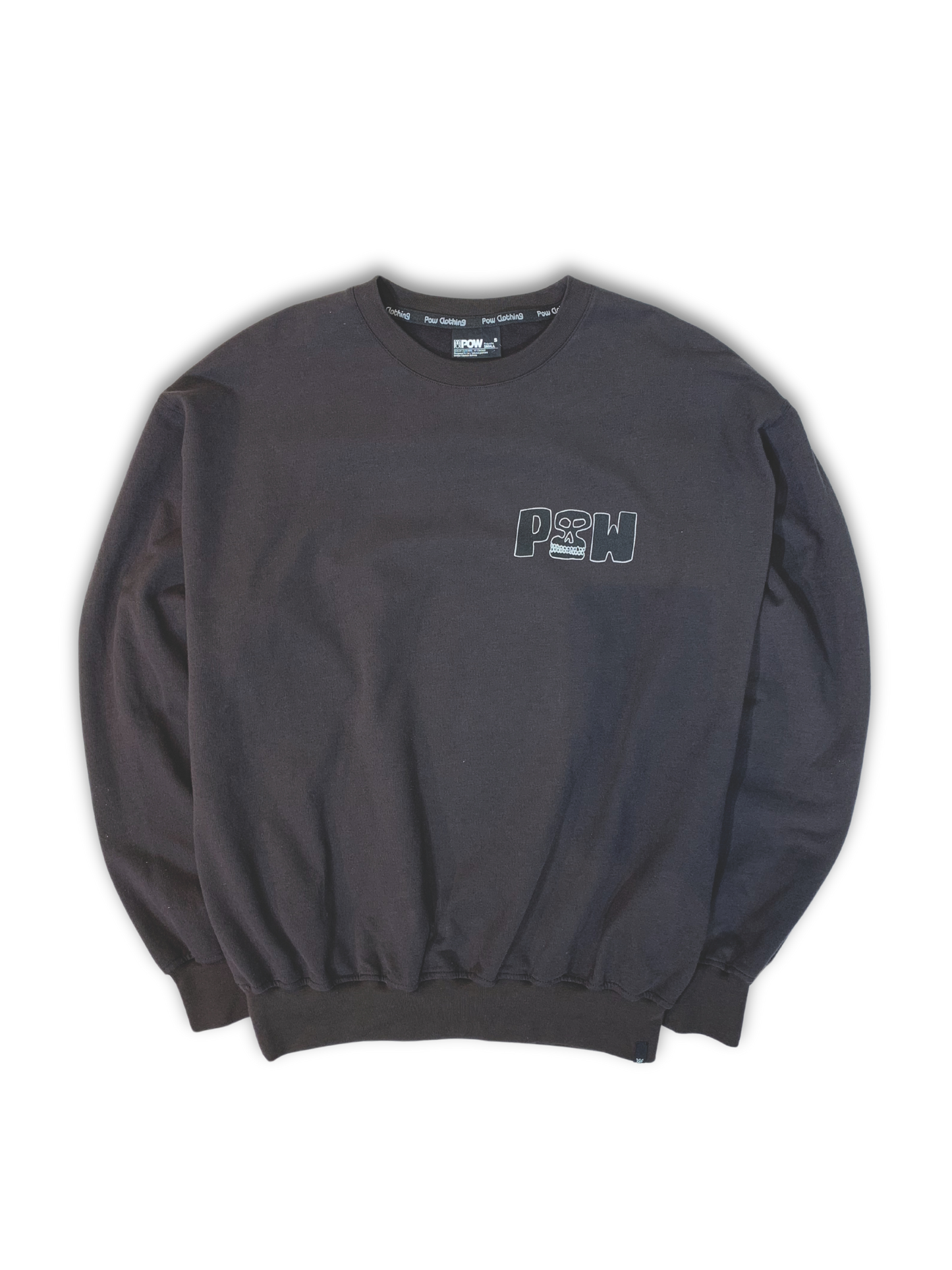 POW Crewneck | Matraca | Algodón 100% | Calavera Rebelde
