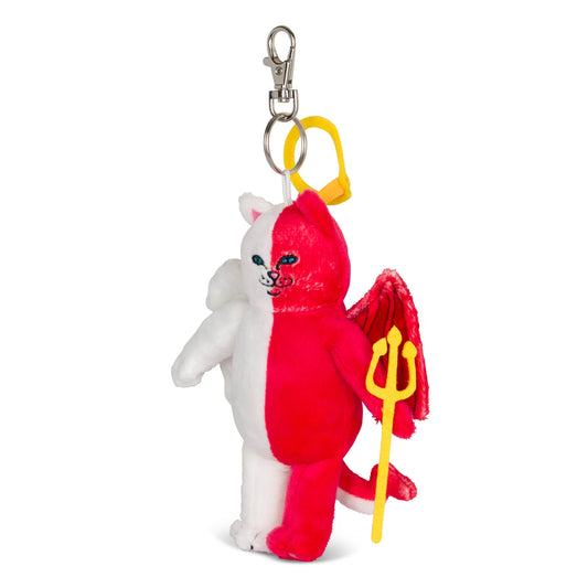 HEAVEN AND HELL PLUSH KEYCHAIN