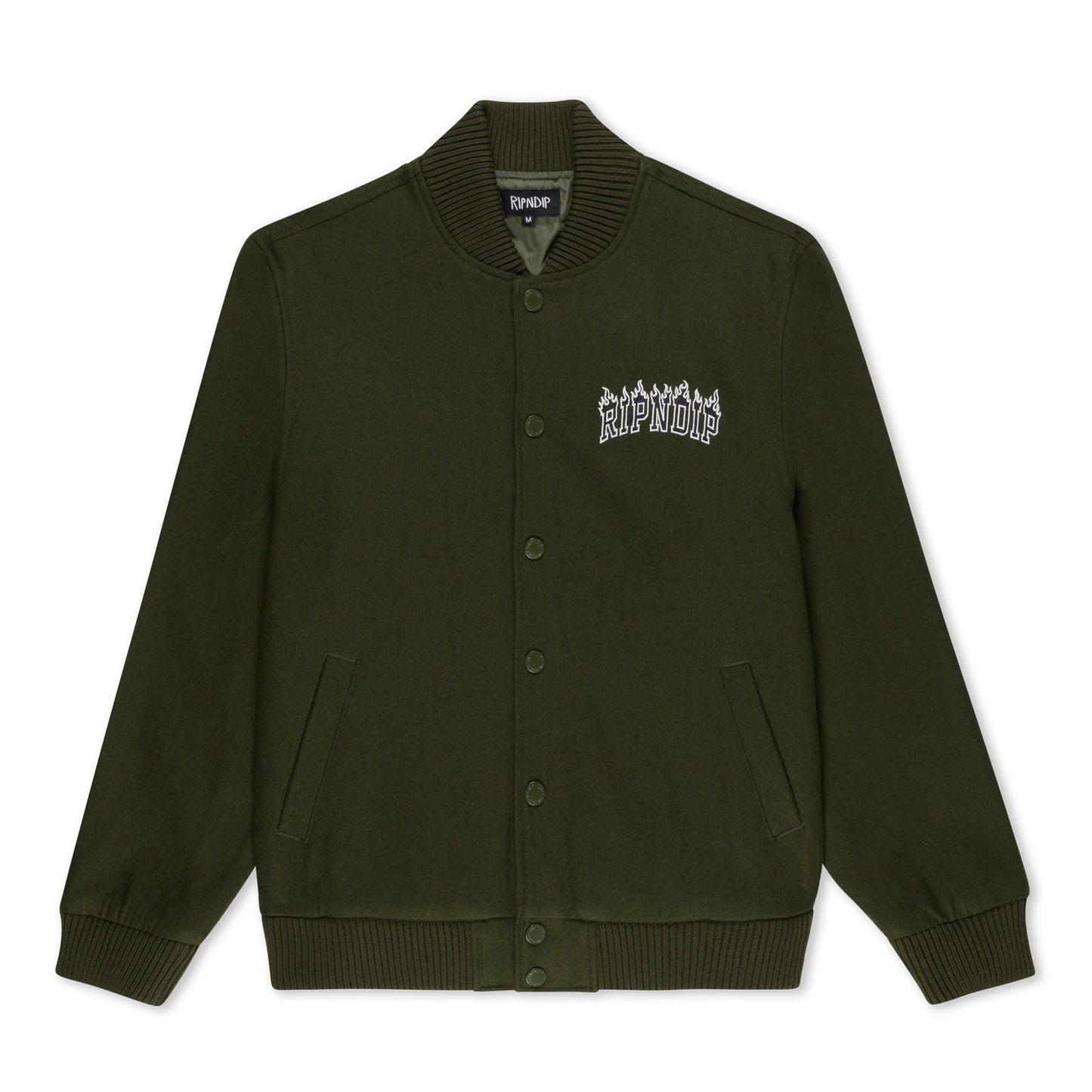 FIRE SPIRIT VARSITY JACKET RIPNDIP