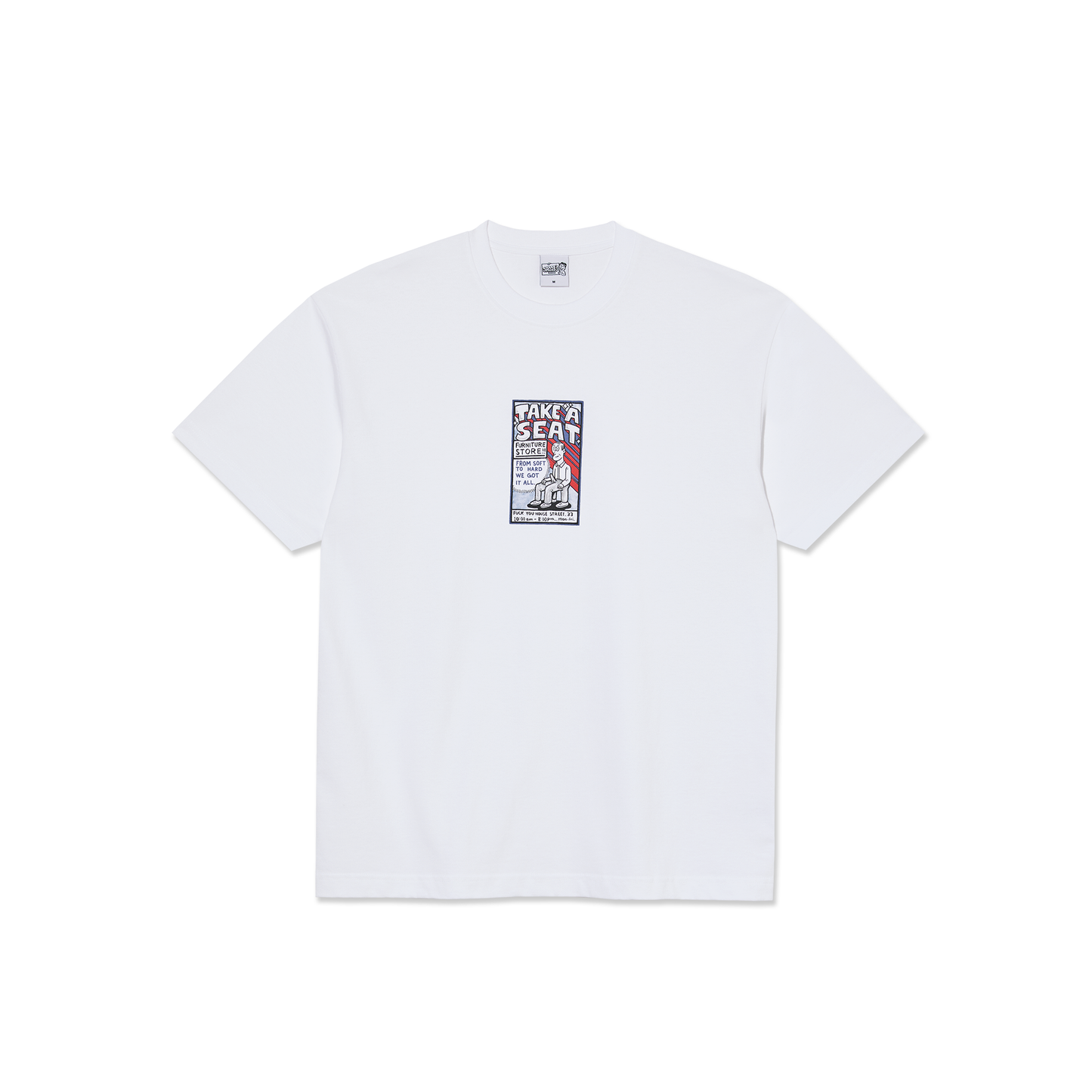 POLAR SKATE CO. Take A Seat tee (White)