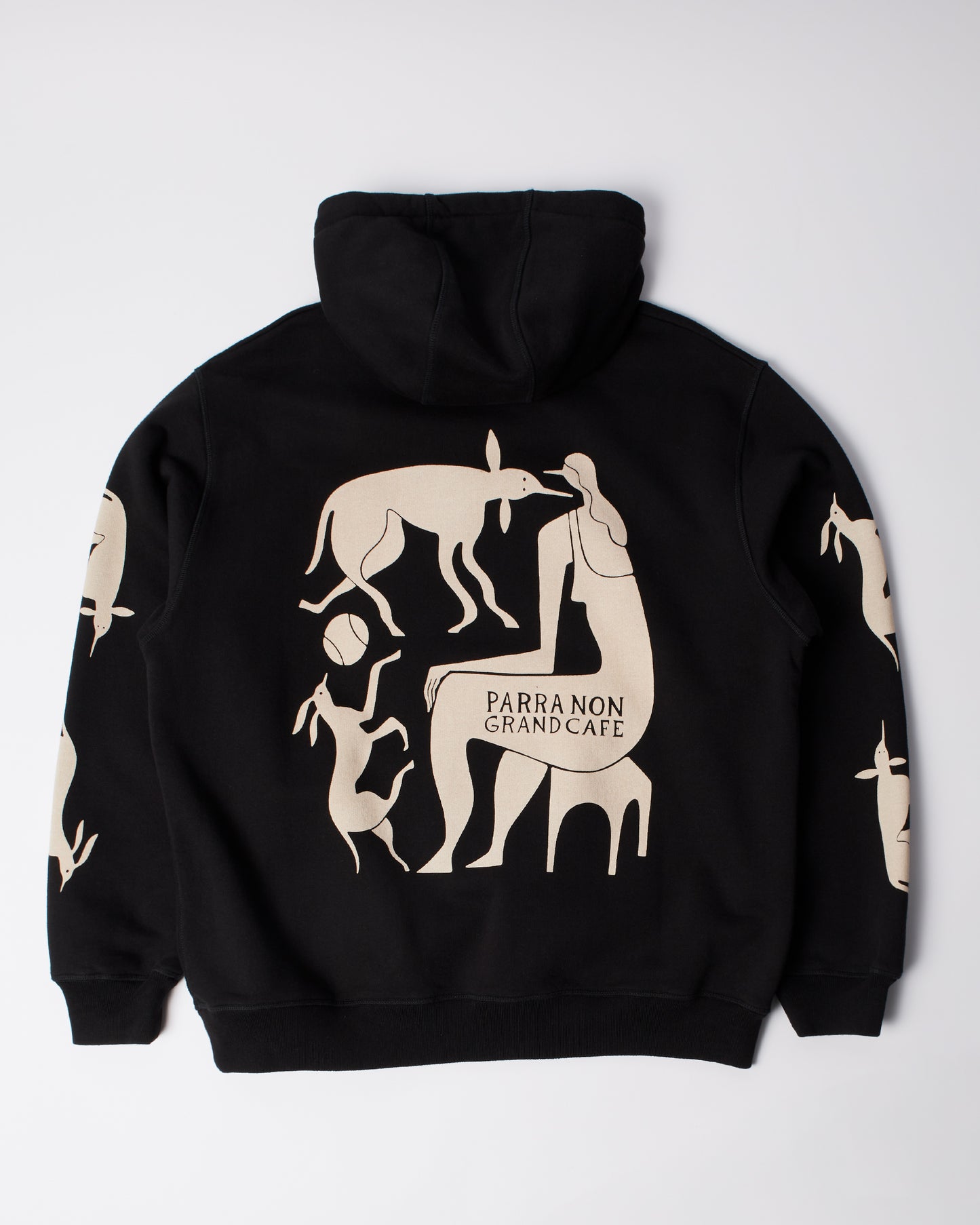 NON GRAND CAFE HOODED SWEATSHIRT BY PARRA