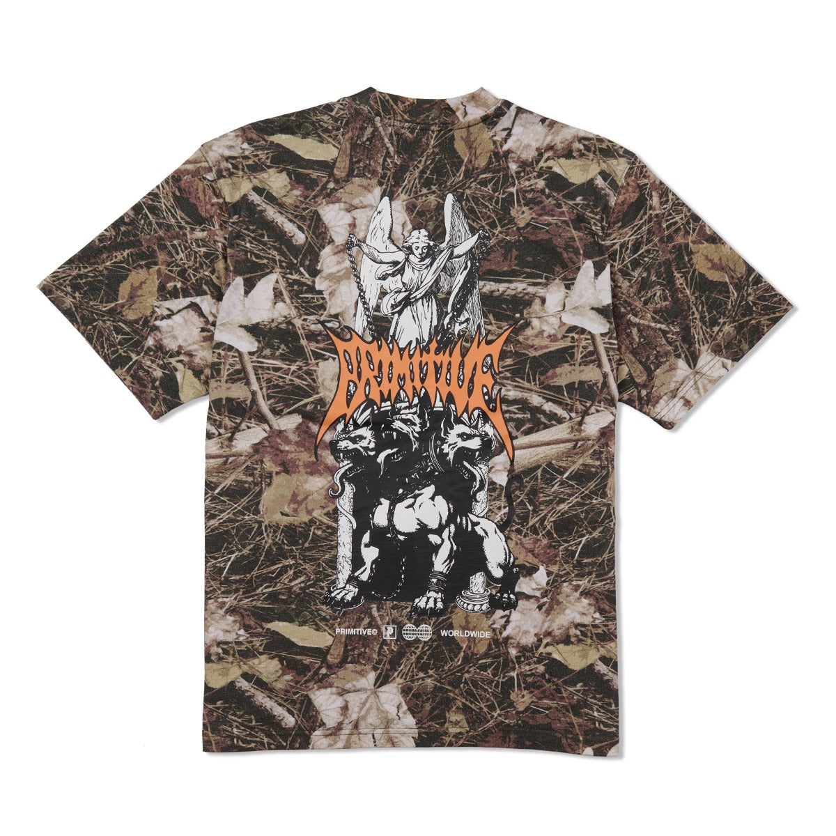 PRIMITIVE. Defend HW Tee Camo