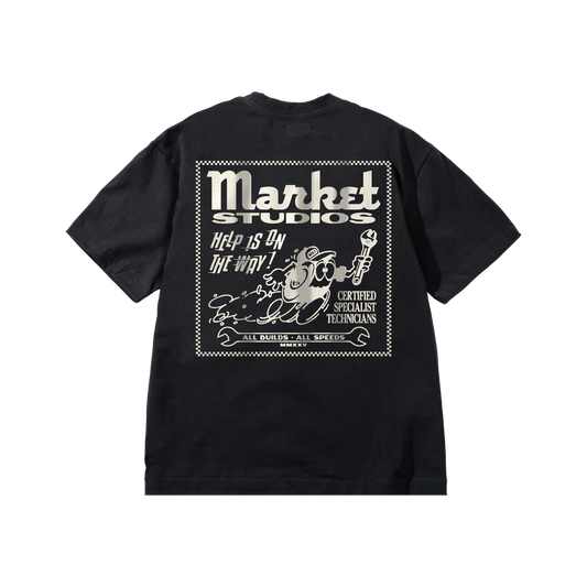 MARKET STUDIOS. Speed And Quality T-Shirt