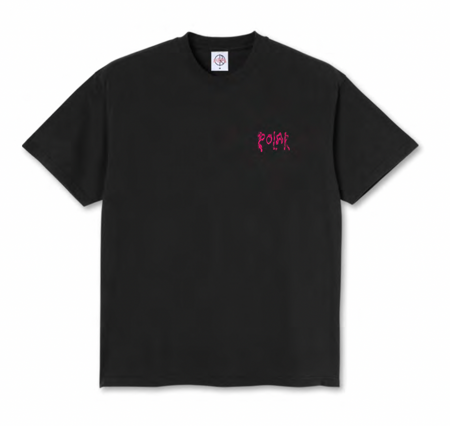 Bear T-shirt Black prewashed back polar
