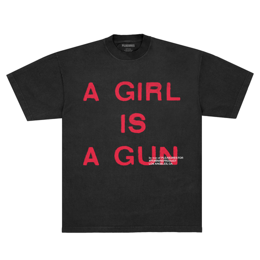PLEASURES Girl Is A Gun T-Shirt