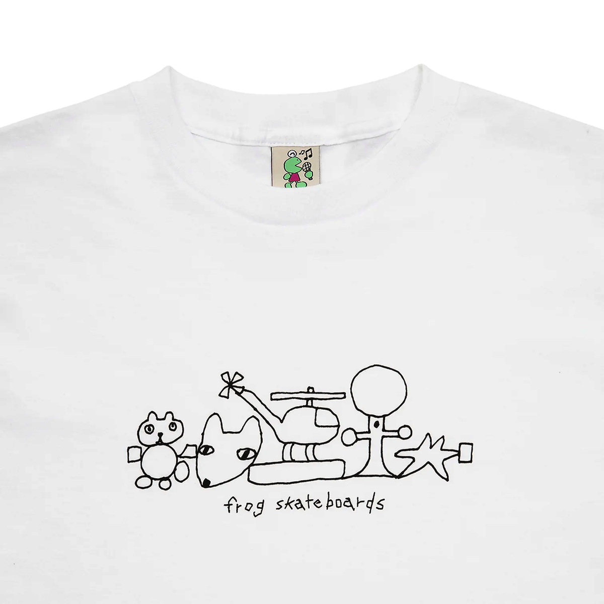 Frog Skateboards Chopper Skate T-Shirt - White - imagen 2