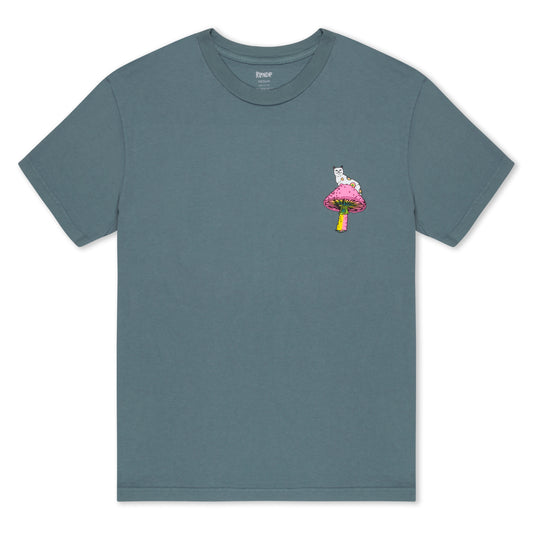 PSYCHEDELIC TEE (LIGHT CHARCOAL) RIPNDIP