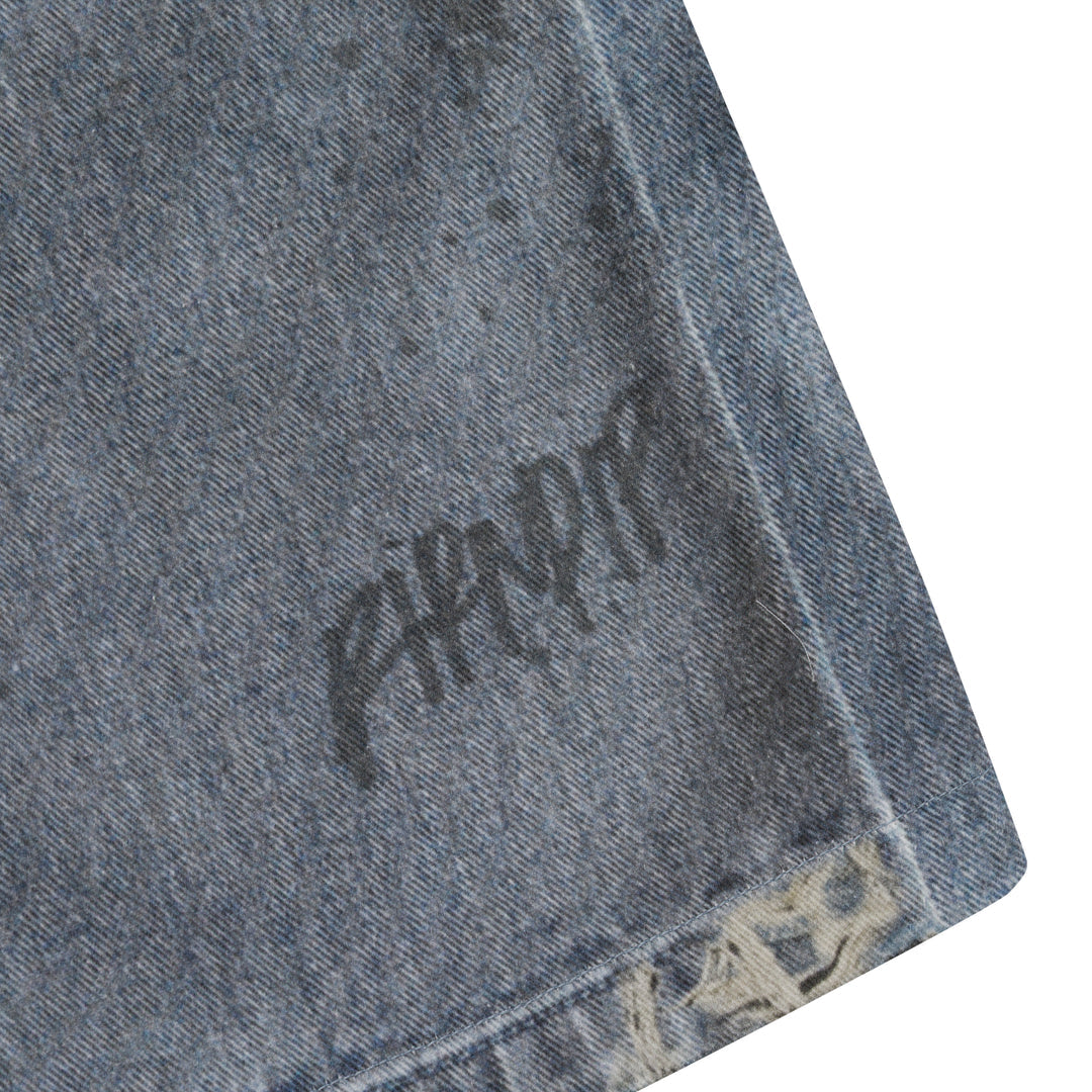 Real Straight Leg Denim Pants (Light Wash)