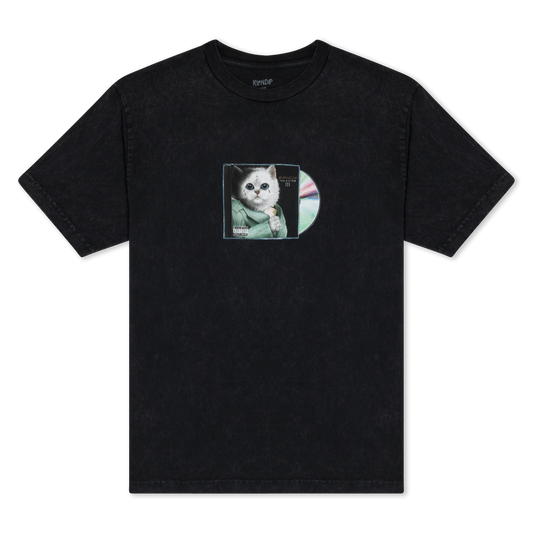 Lil Nerm 3 Tee (Black Vintage Wash)-RIPNDIP
