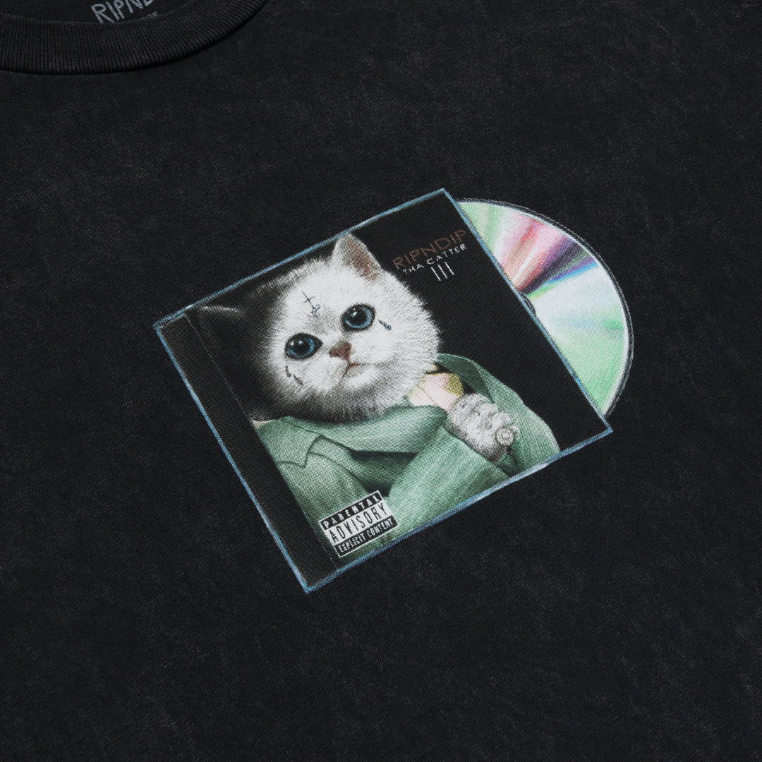 Lil Nerm 3 Tee (Black Vintage Wash)-RIPNDIP