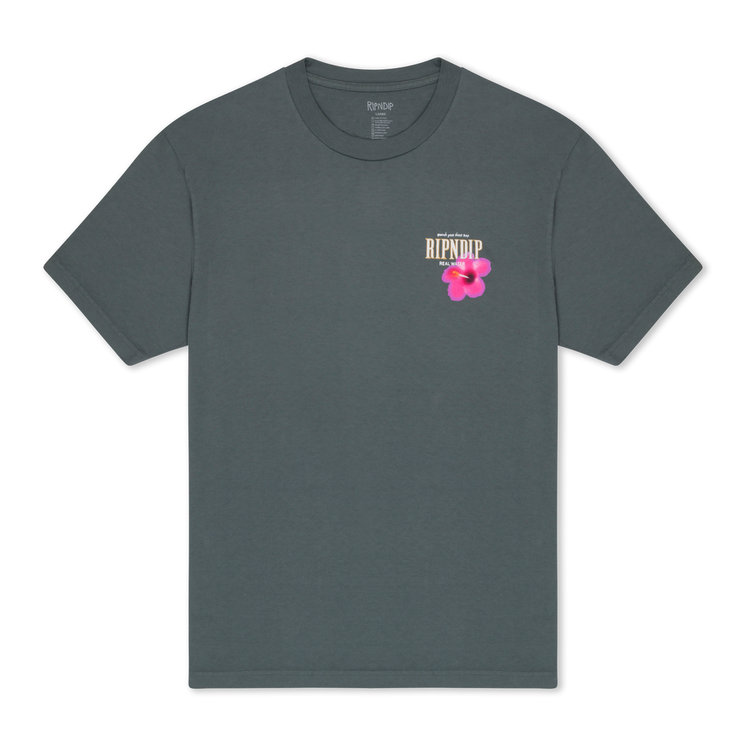 Real Water Tee (Charcoal)-RIPNDIP