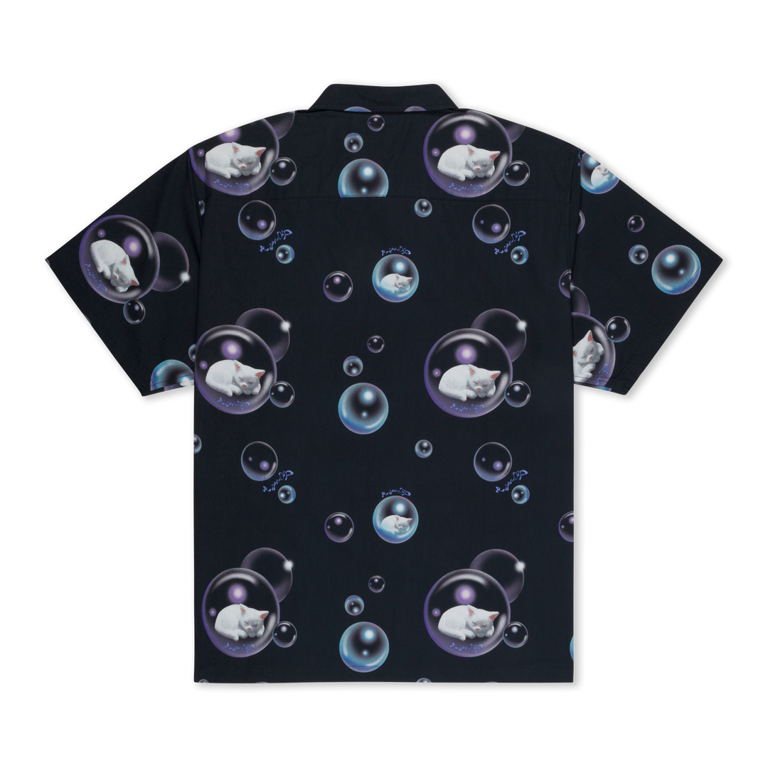 Bubbles Button Up Shirt (Black)