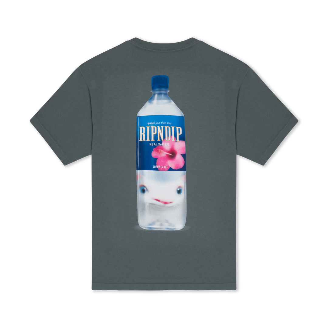 Real Water Tee (Charcoal)-RIPNDIP
