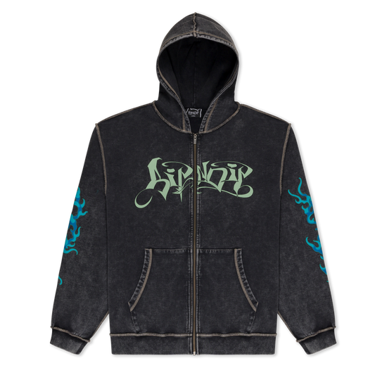 Squabble Up Hoodie (Black Vintage Wash)-RIPNDIP
