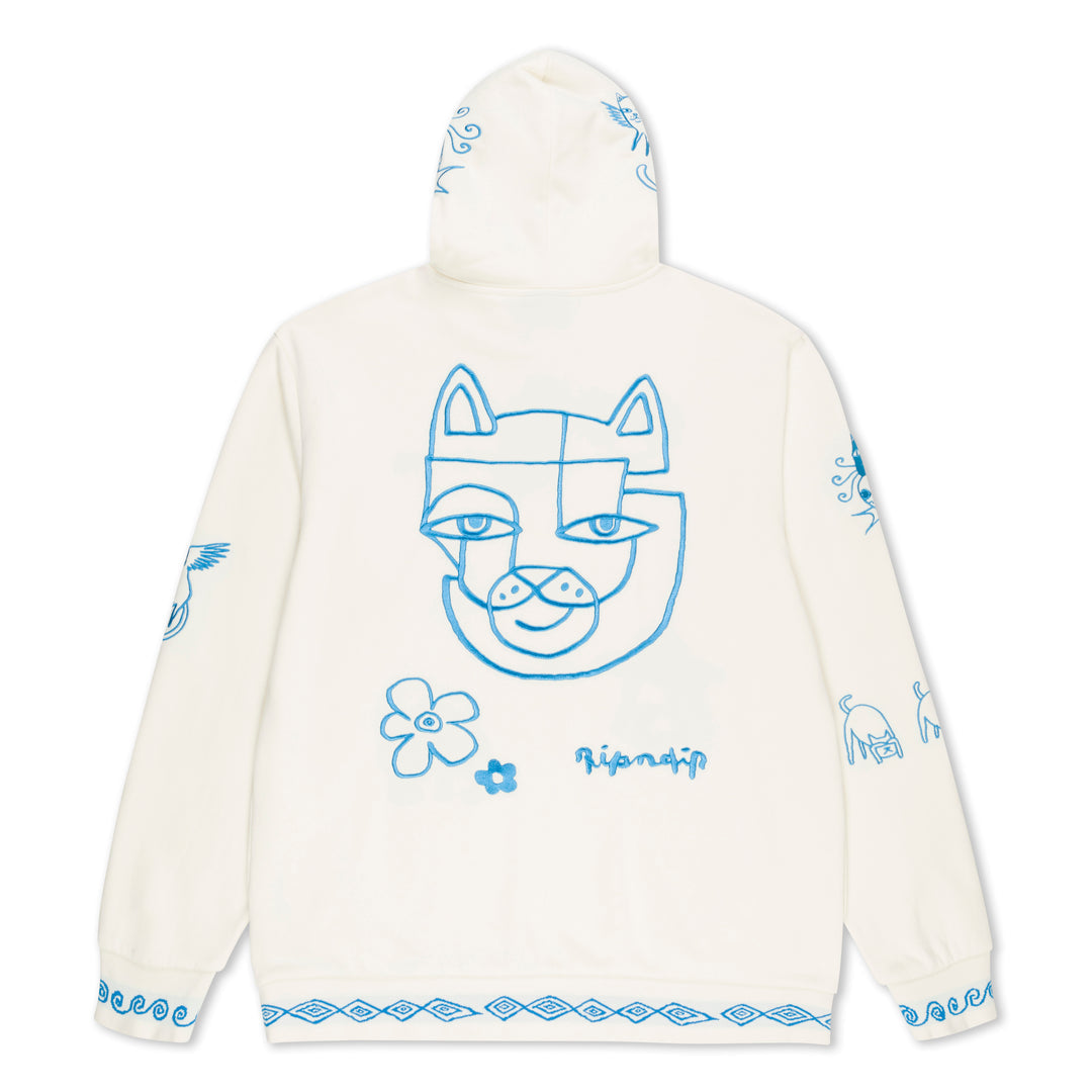 Blonded Hoodie (Off White)-RIPNDIP