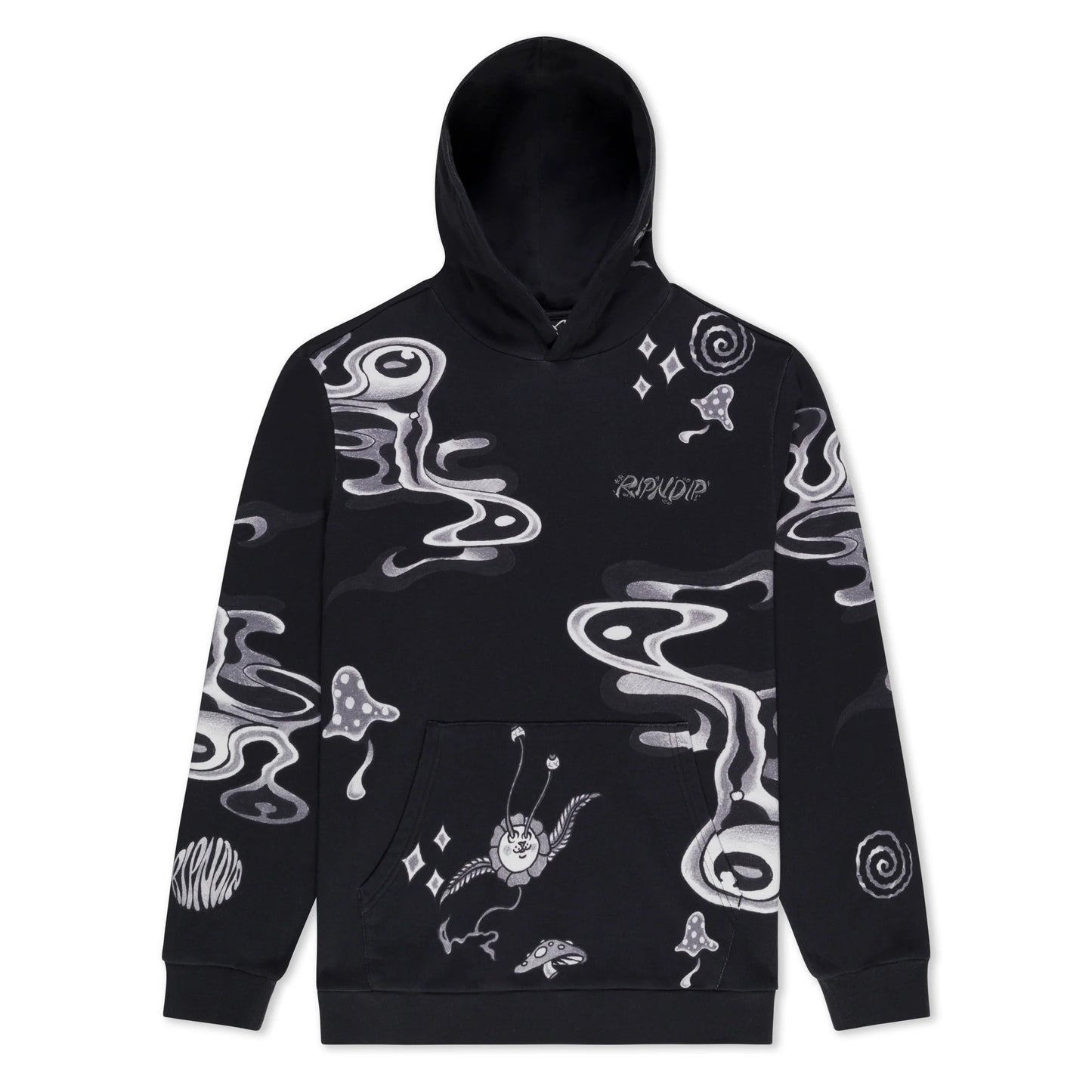 RIPNDIP | Hoodie Space Walk (Black) | Algodón 100% + Estampado Galáctico | Envíos a toda Venezuela