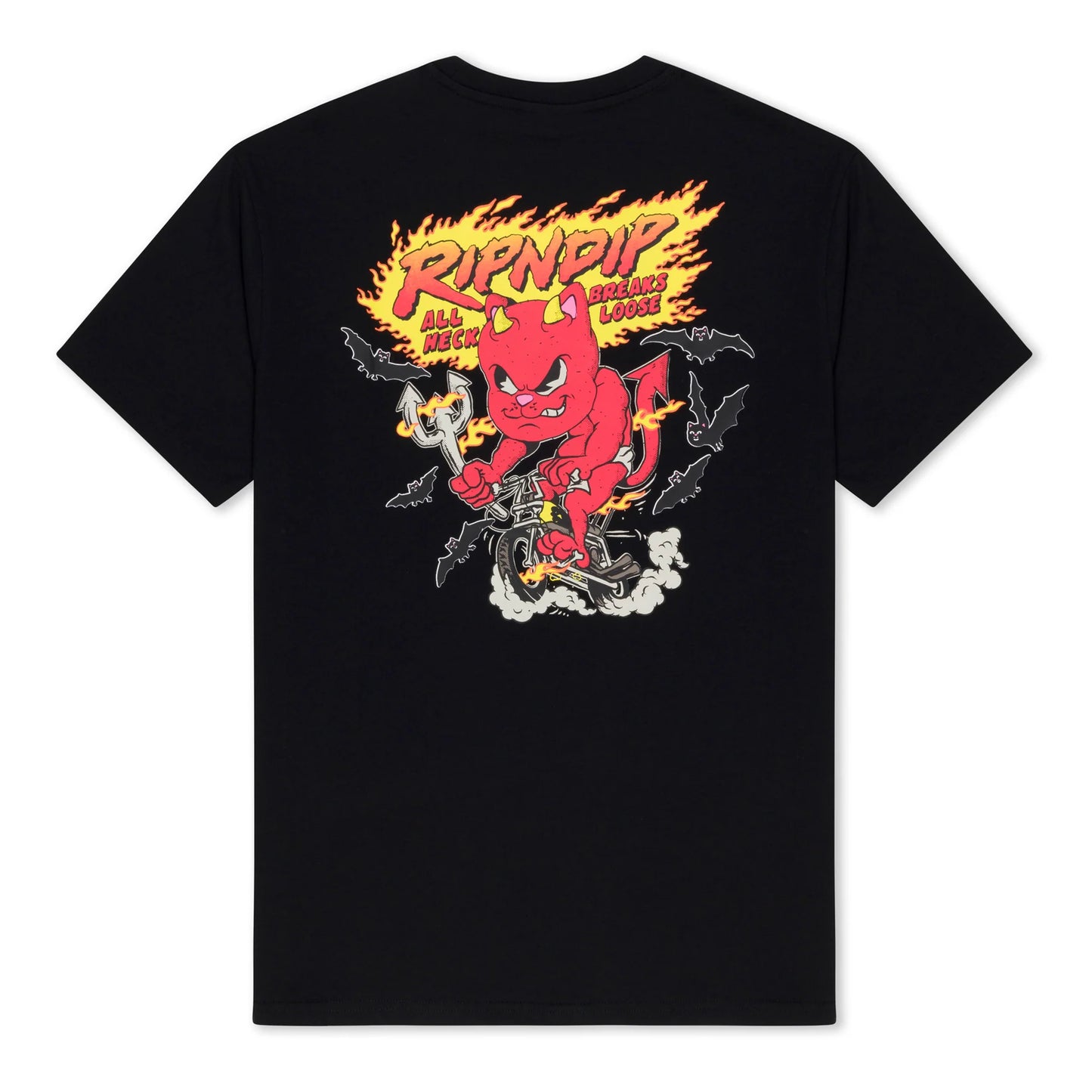 RIPNDIP - BREAK LOOSE TEE (BLACK)