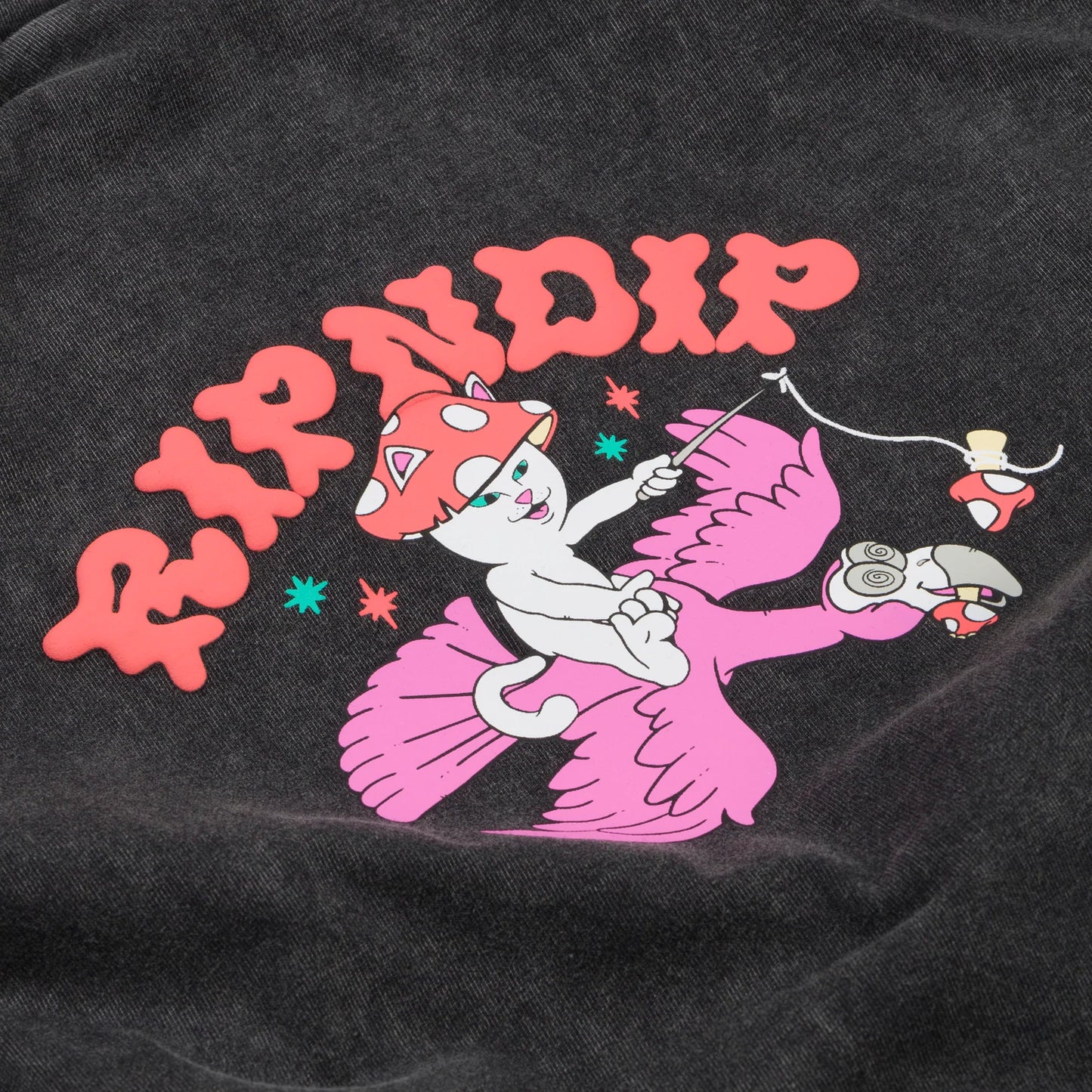 RIPNDIP - TAKE A TRIP TEE (BLACK WASH)