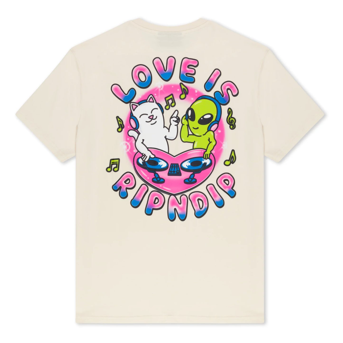 RIPNDIP - LOVE IS RIPNDIP TEE (NATURAL)