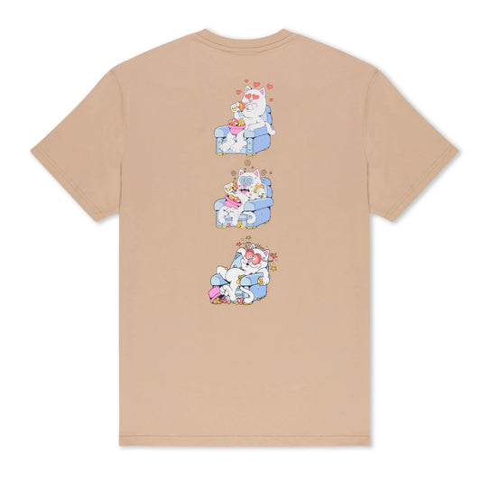 RIPNDIP - AFTERNOON SNACK TEE (ALMOND)