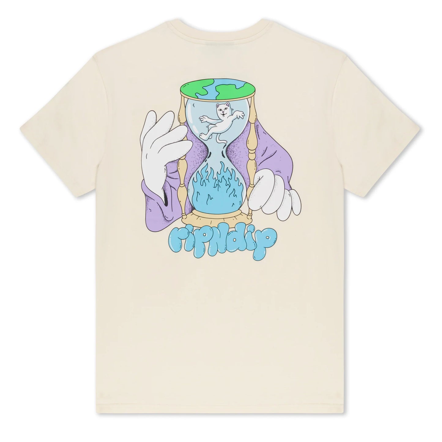 RIPNDIP - TIME TURNER TEE (NATURAL)