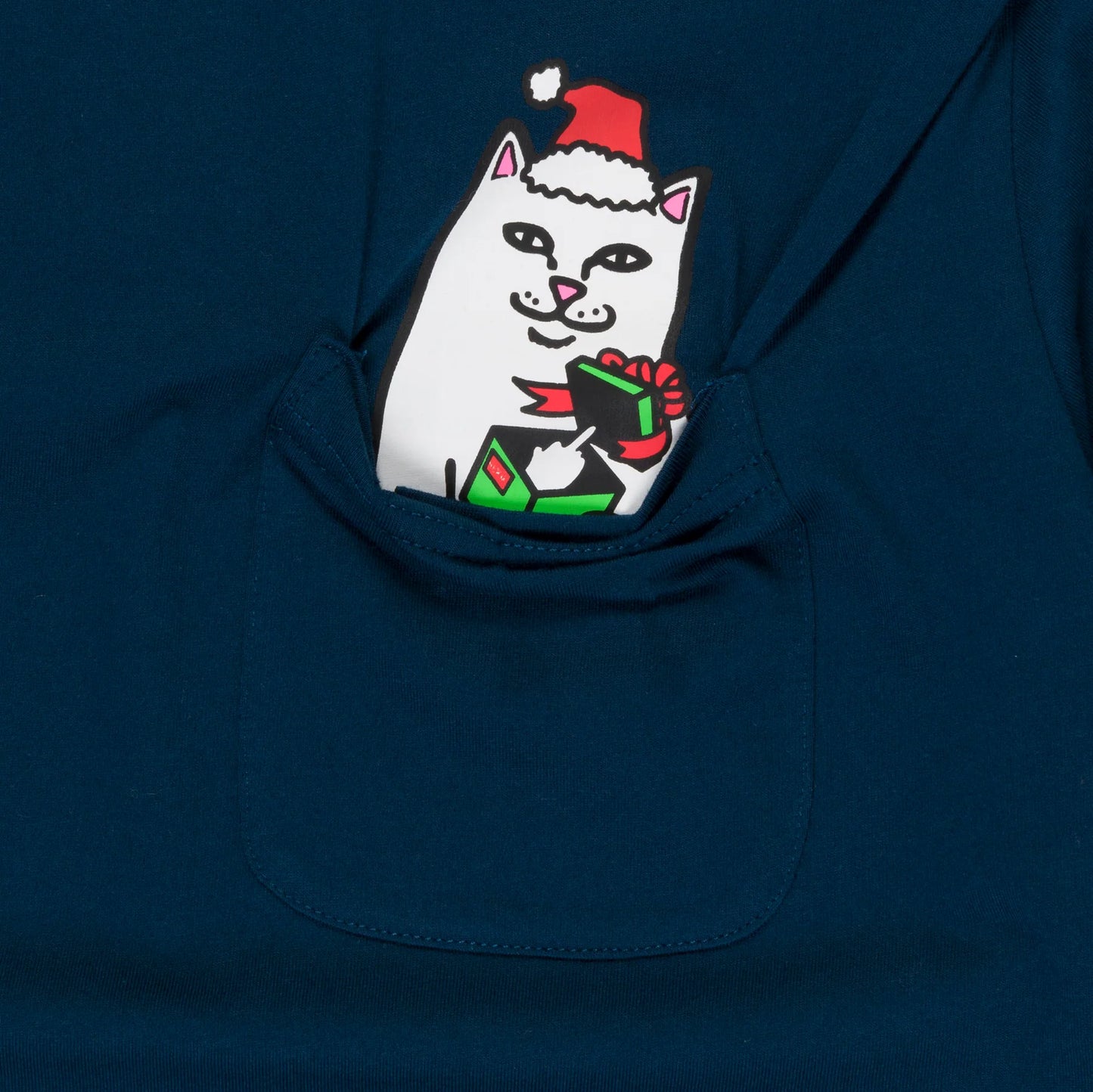 RIPNDIP - SECRET SANTA POCKET TEE