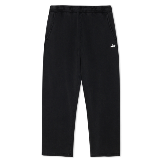 CASTANZA STRAIGHT LEG SWEATPANTS (BLACK VINTAGE WASH) RIPNDIP