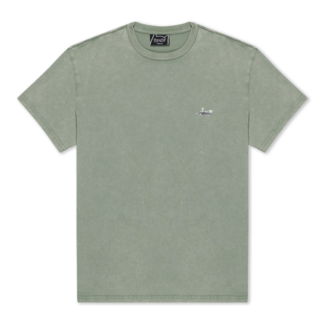 CASTANZA SHORT SLEEVE TEE (SAGE VINTAGE WASH) RIPNDIP