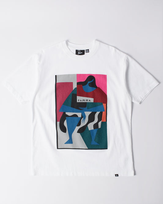 READING THE SQUARE T SHIRT PARRA
