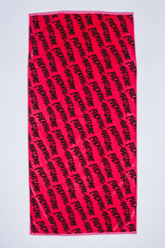 PINK STAMP TOWEL FUCKING AWESOME