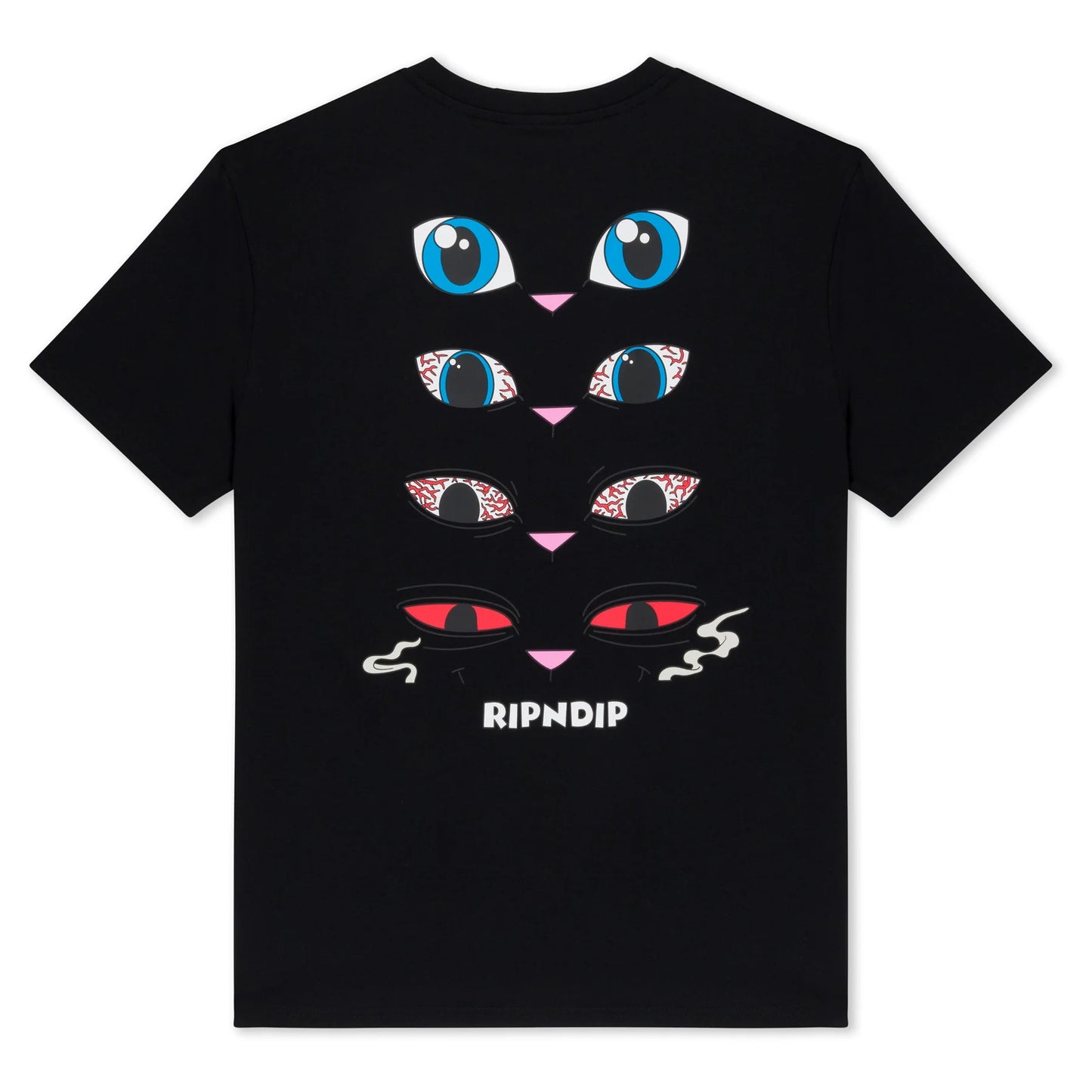 RIPNDIP - 4 STEPS TEE (BLACK)