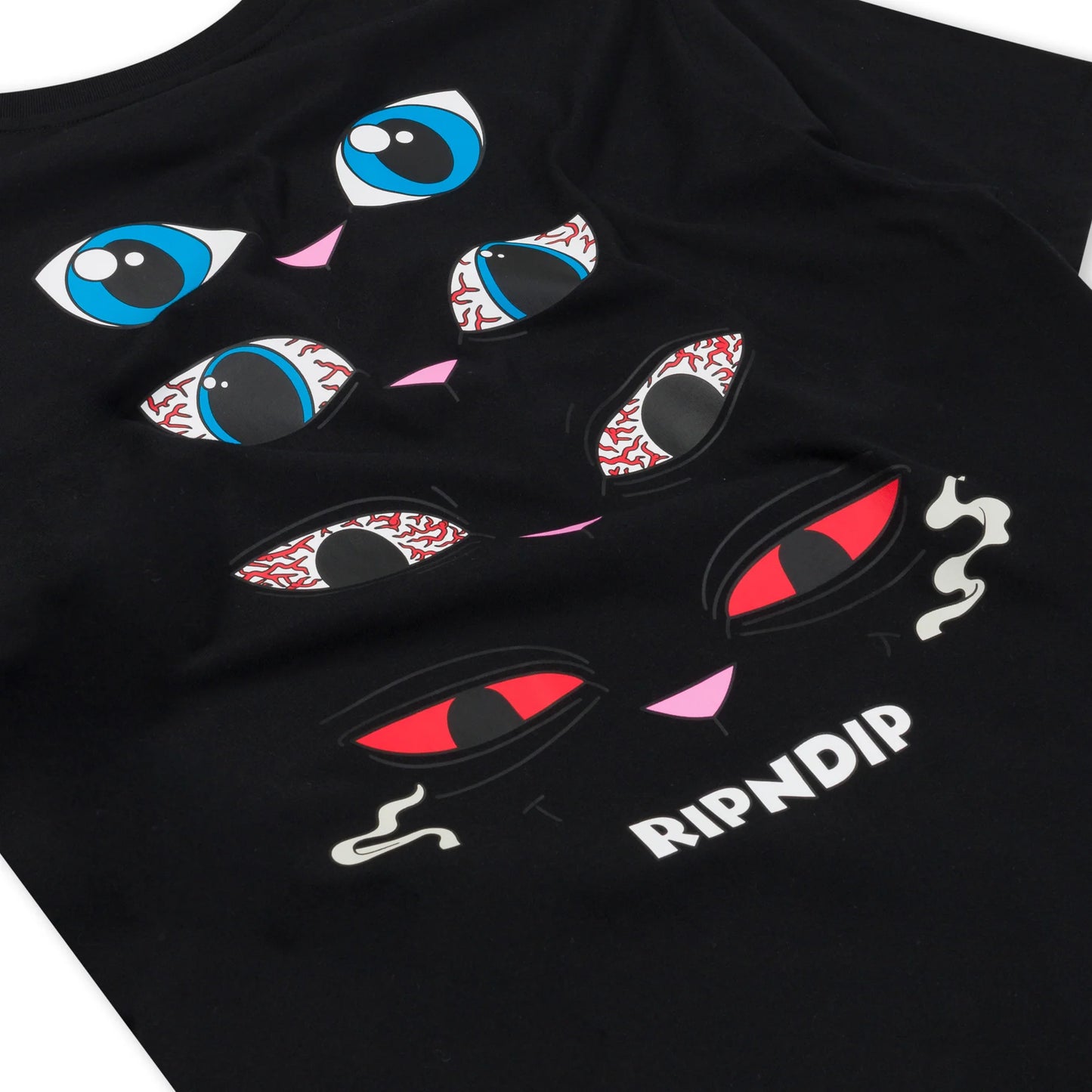 RIPNDIP - 4 STEPS TEE (BLACK)