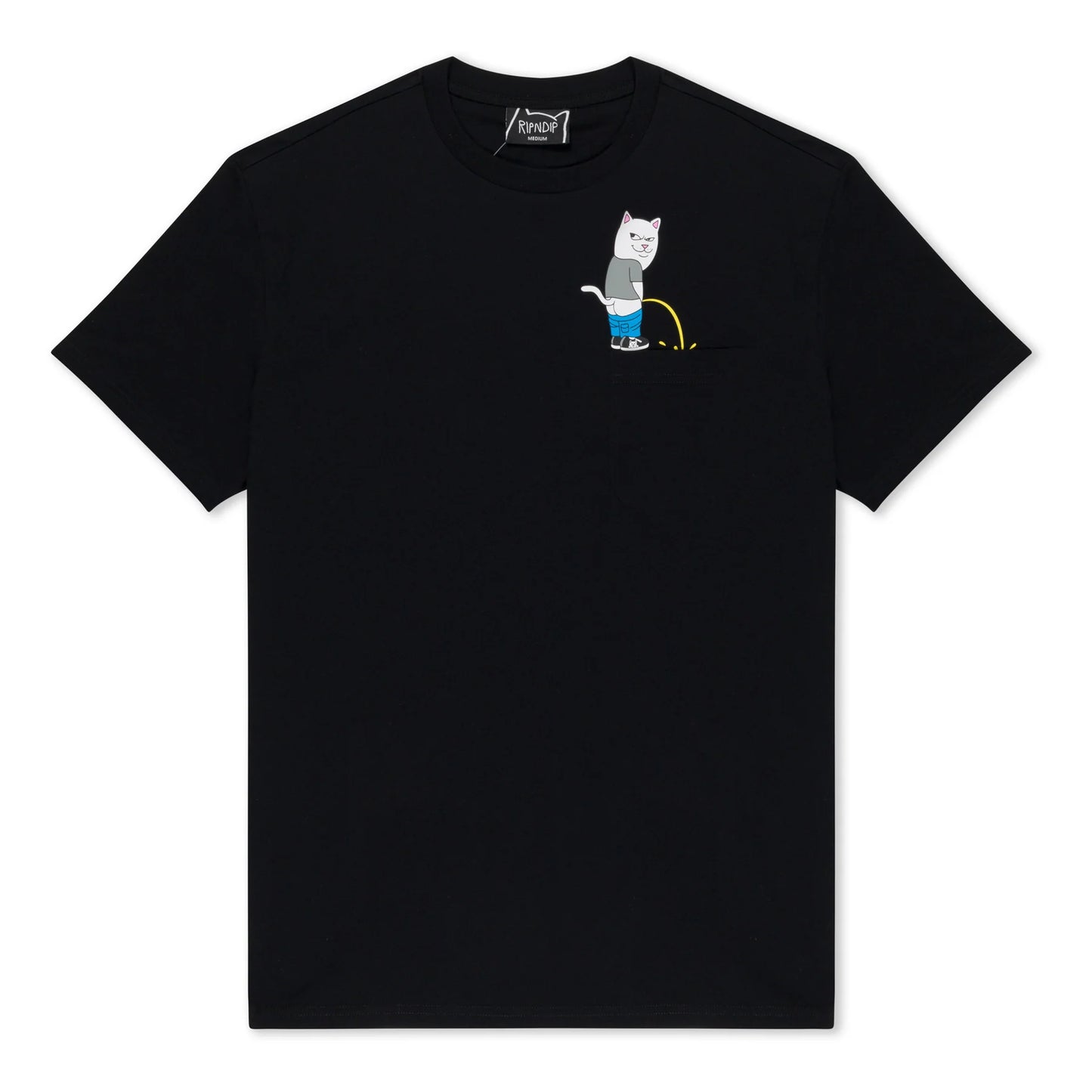 RIPNDIP - POTTY POCKET TEE (BLACK)