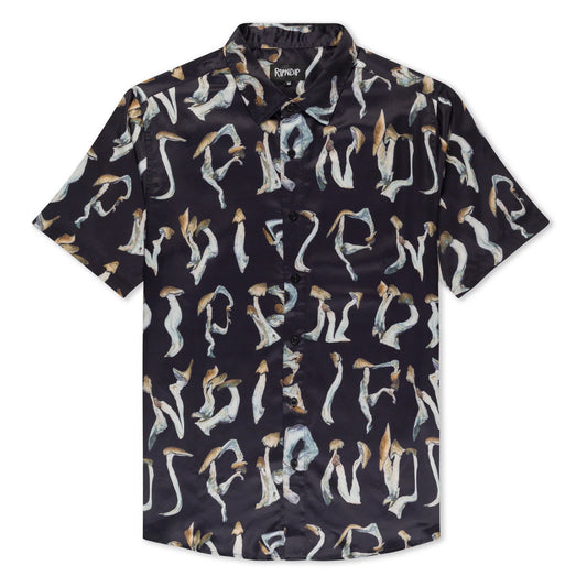 RIPNDIP - IS THIS REAL LIFE BUTTON UP (BLACK)