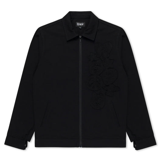 RIPNDIP - PLAYDATE WORKMAN JACKET (BLACK)