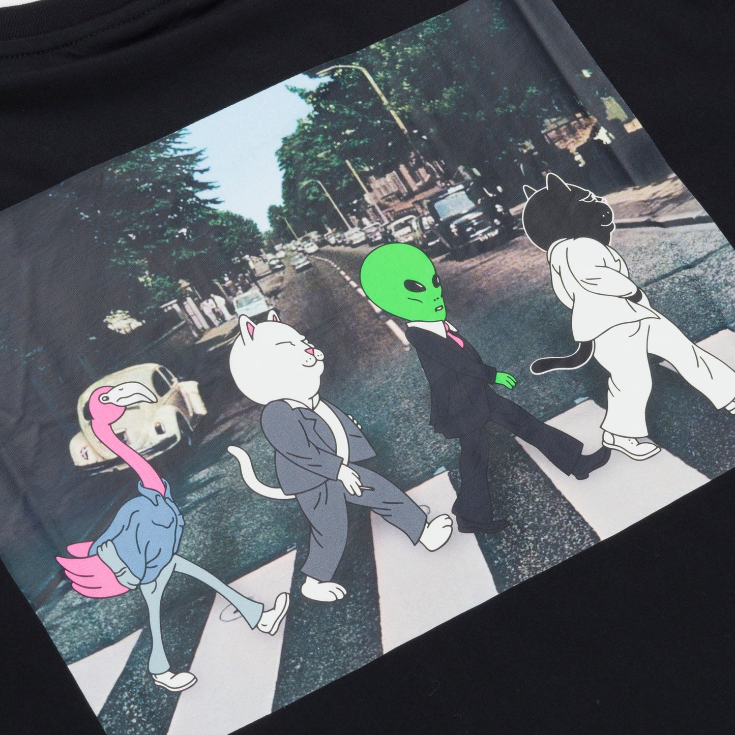 RIPNDIP | Camiseta Crosswalk (Black) | Algodón 180g + Gráficos Ultrabrillantes | Envíos a toda Venezuela