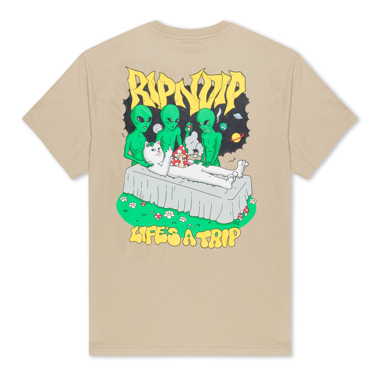 RIPNDIP | Camiseta Harvest (Khaki) | Algodón 180g + Gráficos Ultrabrillantes | Envíos a toda Venezuela