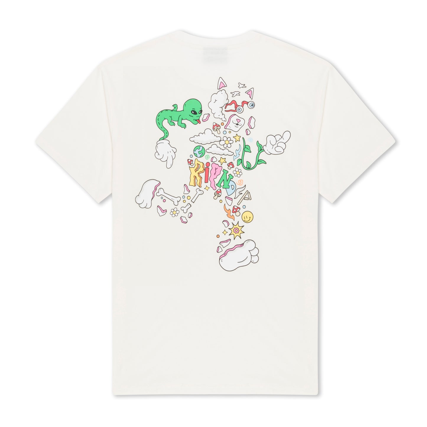 RIPNDIP | Camiseta Broken Down (Bone) | Algodón 180g + Gráficos Ultrabrillantes | Envíos a toda Venezuela