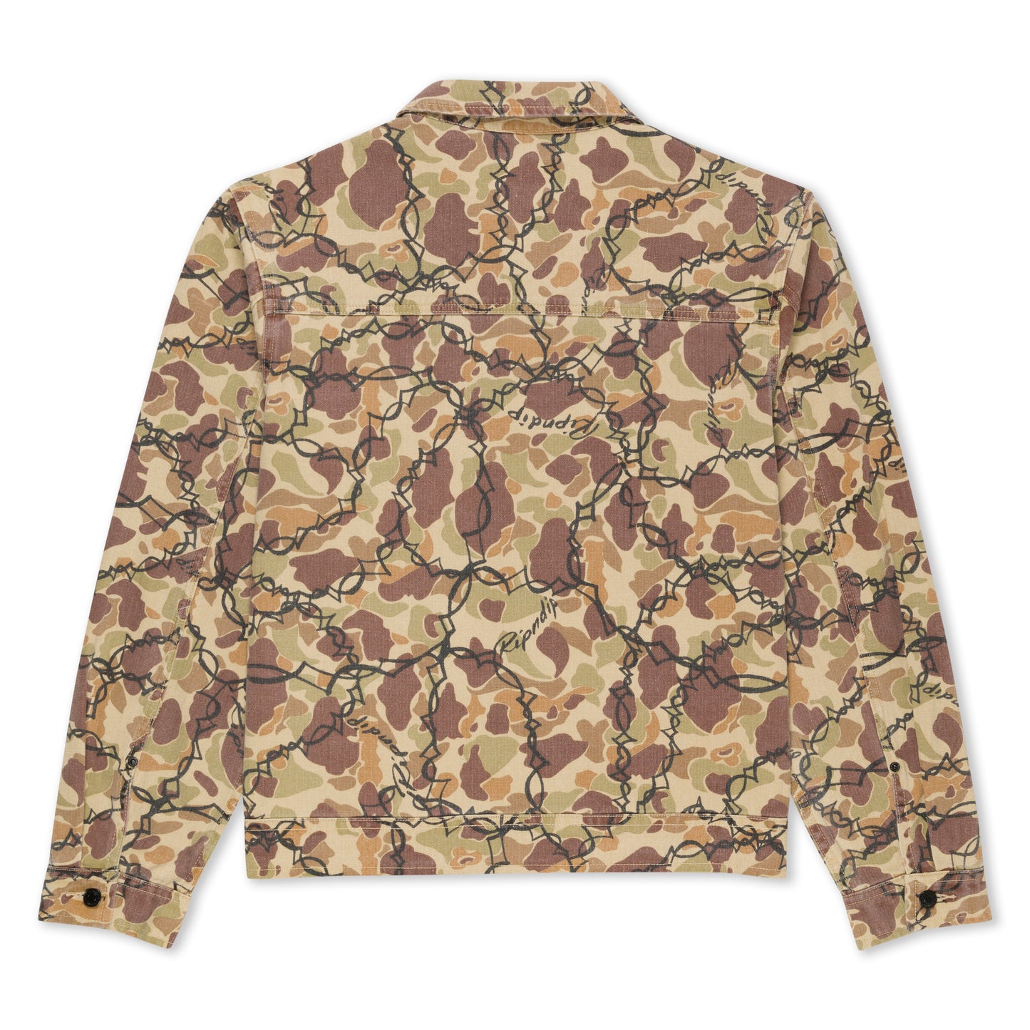 RIPNDIP | Chaqueta Wired Button Up (Tan Camo) | Algodón Twill 100% + Bolsillos Tácticos | Envío a toda Venezuela