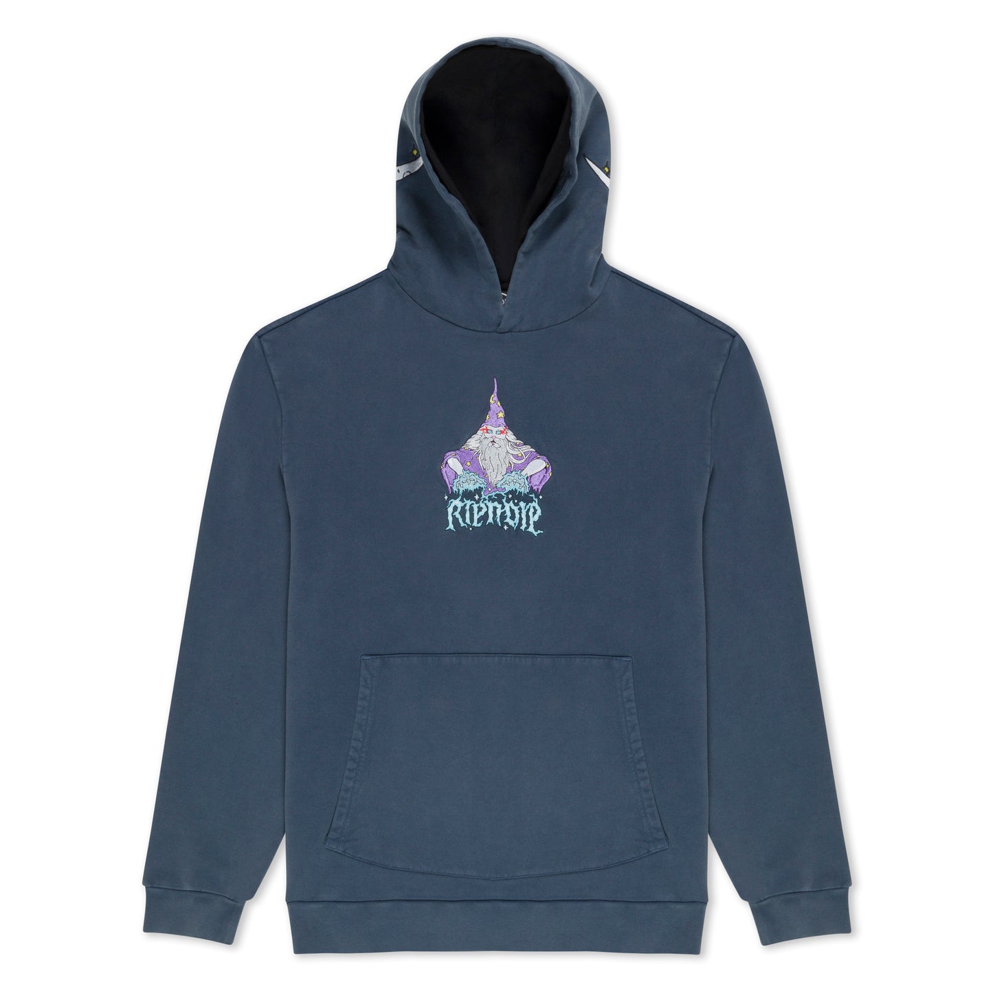 RIPNDIP | Hoodie Oracle Double Hood (Navy Mineral Wash) | Algodón 100% + Doble Caperuza | Envío a toda Venezuela
