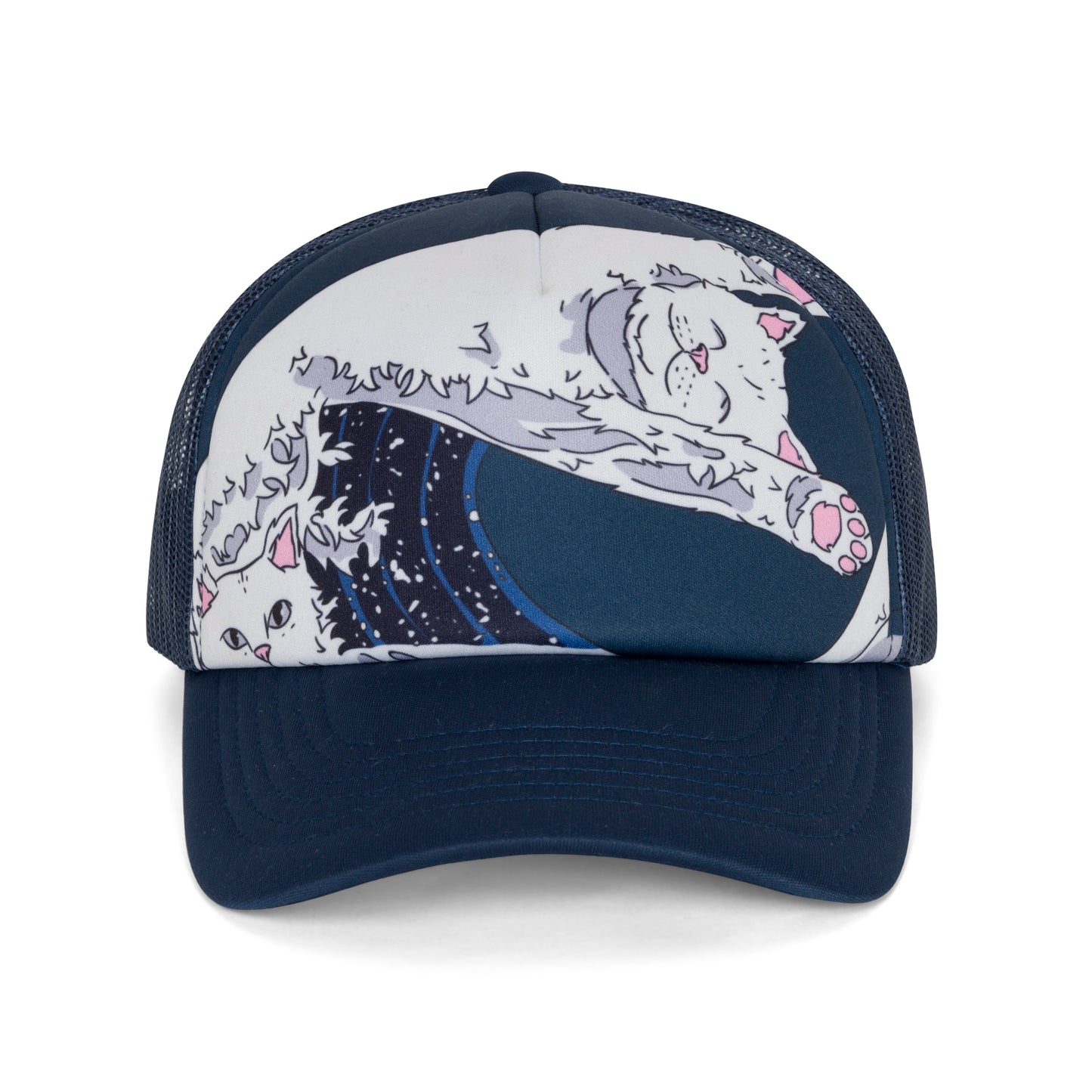 RIPNDIP | Gorra Trucker Great Wave (Slate) | Ajustable + Ola Épica Bordada | Envíos a toda Venezuela